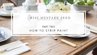 how to strip paint | part 2