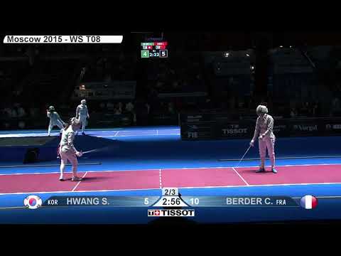 Moscow Worlds SWS 2015 - L8 - Hwang KOR v Berder FRA