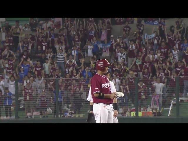 【5回表】欲しかった追加点!! イーグルス・堀内のタイムリー2ベース!! 2019/8/25 L-E