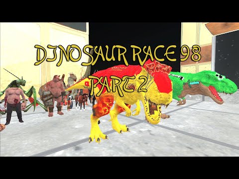 DINOSAUR RACE 98 PART 2 - Animal Revolt Battle Simulator