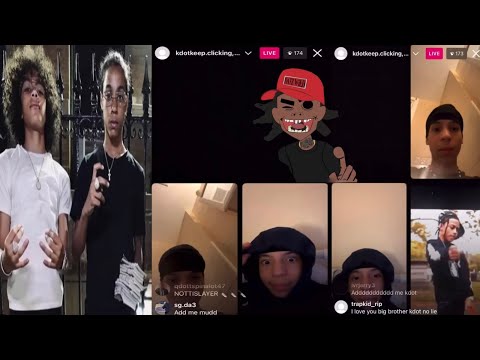 Notti Osama’s Ki🔪er “Kdot” Goes Live & Pay Respect To Notti!😳”I Dont Gotta Diss Baby Bro For Fame”