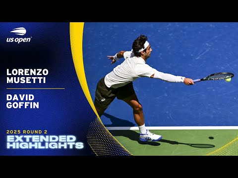 Lorenzo Musetti vs. David Goffin Extended Highlights | 2025 US Open Round 2