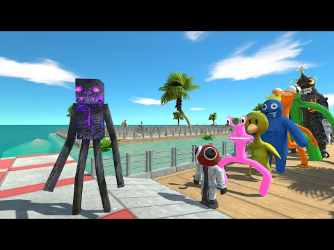 Enderman WATER OASIS DEATH RUN - Animal Revolt Battle Simulator