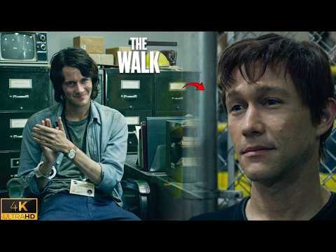 Philippe Petit Arrested After Twin Towers Walk | The Walk (2015)