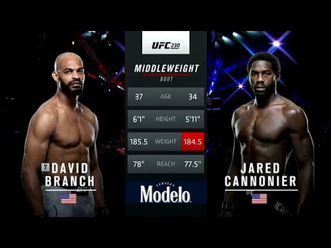 David Branch vs Jared Cannonier