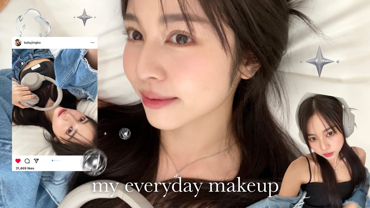 🖤 my everyday makeup. ช่วงนี้แต่งหน้ายังไง + เทคนิค makeup no makeup แบบสวยทุกวัน | Babyjingko