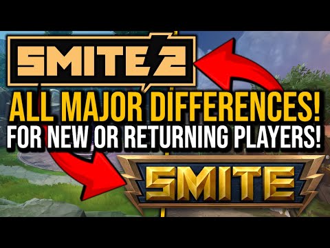 ALL Major Changes Between SMITE 1 & SMITE 2 For New & Returning Players!