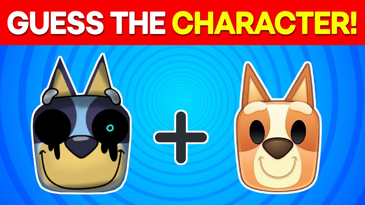 Guess the Bluey 🐶 Characters by Their Voice AND Emoji 👀🤔 | Bluey, Bingo, Bandit, Muffin & More