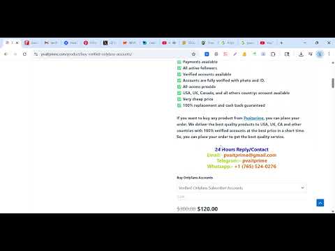 How To Buying OnlyFans Accounts In - Pvaitprime