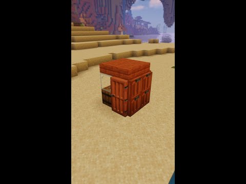 2x2 SMALLEST HOUSE IN MINECRAFT TUTORIAL #shorts