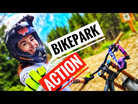 ENDLICH wieder Downhill Bike Action l unglaubliche Szenarien im Bikepark Schladming, MISS PEACHES
