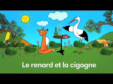 Le Renard et la Cigogne - Fable de La Fontaine - Par Sidney Oliver