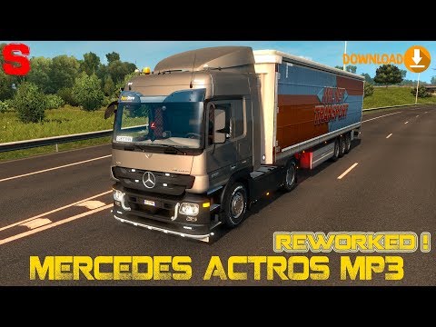 MERCEDES ACTROS MP3 REWORKED [1.30x] - SiMoN3 ETS2 (+download)
