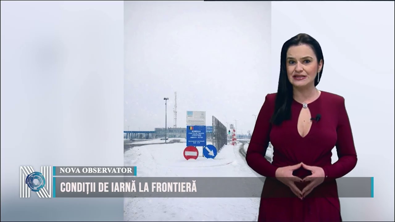 Condiții de iarnă la frontieră