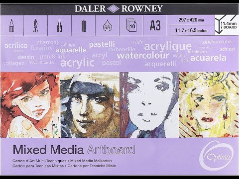DALER ROWNEY MIXED MEDIA ARTBOARD QUICK VIEW + FULL REVIEW LINK