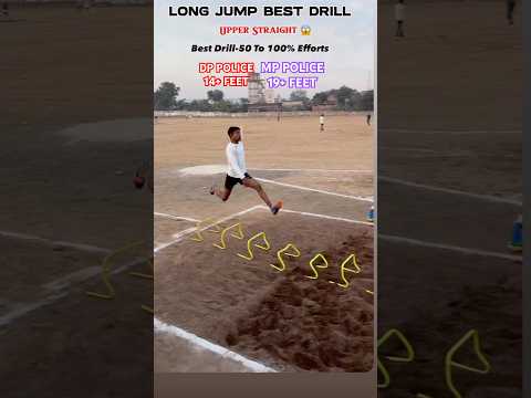 M.P POLICE  LONG JUMP ☠️ #study#army#kisan#trending#farming#poor#shorts#motivation#motivational#ssc