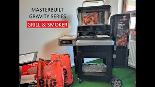 Digitaler Holzkohlegrill Masterbuilt Gravity 800 Griddle #masterbuilt #masterbuiltsmoker #kohlegrill