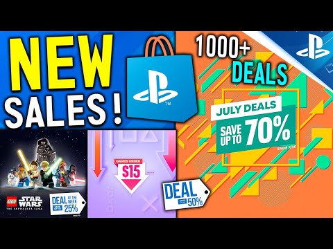 2 HUGE NEW PSN Sales Live Now! 1000+ Great PS4/PS5 Deals to Buy (New PSN PlayStation DEALS 2022)