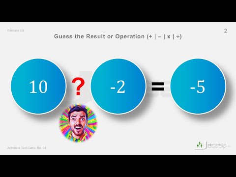Arithmetic Test Game  No. 94 | Sharpen Your Thinking Process