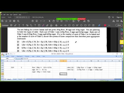 Question19-21 Inequalities Marginal Revenue & Profit Calc #DSC1520 past paper workings #unisa #maths