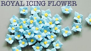 로얄아이싱 플라워 수국꽃잎 만들기/ Royal icing flowers how to make Hydrangea.