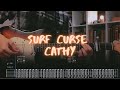 Cathy Surf Curse Сover / Guitar Tab / Lesson / Tutorial