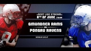 preview picture of video 'Gmundner Rams VS AFC Pongau Ravens - AF-Live'