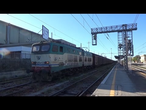 E655.419 sul MRS 55307 Bologna Interporto - Maddaloni Marcianise, in partenza da Pomezia