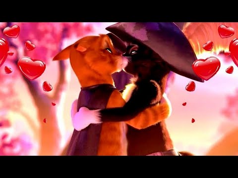 Puss in Boots 💘 Kitty Softpaws — The Most Romantic Moment Ever! 😻 Fan Edit