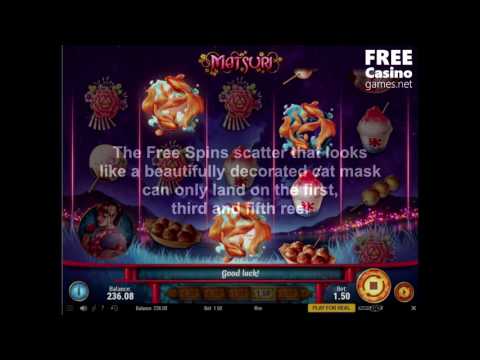 New video review of slot machine Matsuri by Play ‘N Go software play free