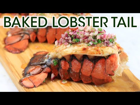 Tasty Lobster Tail Recipe (Restaurant Style): Easy Baked Lobster Tail | How To Cuisine