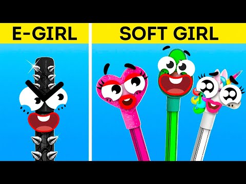 WOW! Crazy Doodles And Their Everyday Adventures || How To Be Popular By 24/7 Doodles