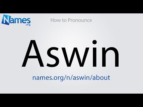 What Does The Name Aswin Mean