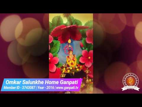 Omkar Salunkhe Home Ganpati Decoration Video