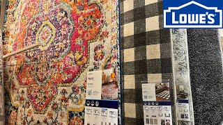 LOWE'S CARPETS AND RUG IN STORE WALKING + SHOP WITH ME