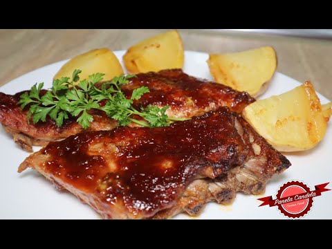 Costillas de Cerdo en Salsa BBQ (Barbecue o Barbacoa)💗 Súper suaves, jugositas y DELICIOSAS!!!💯🔝😉✅