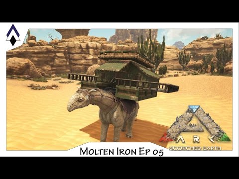 ARK Molten Iron Ep 5: Paracer Caravan Platform Build