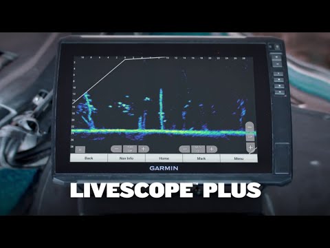 Garmin LiveScope Plus LVS34 sonaras ir GLS10 keitiklis