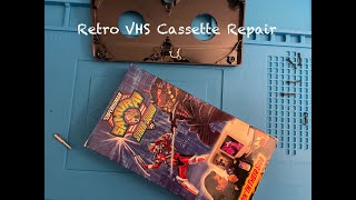 Retro VHS Cassette Repair