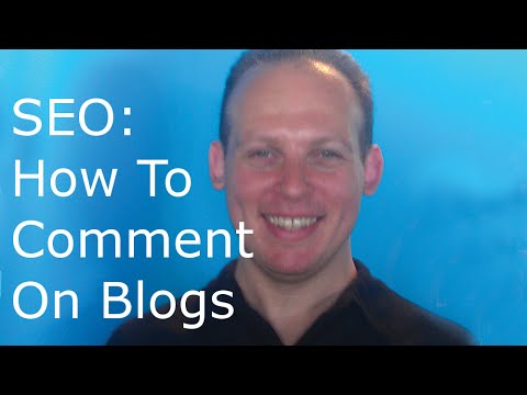 Blog commenting: Does posting blog comments and links help SEO? Video