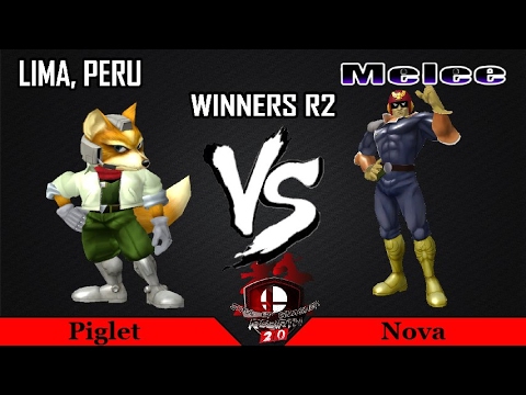 S.O.S. 2.0 Rebirth - Piglet (Fox) vs Nova (Captain Falcon) SSBM Winners Round 2