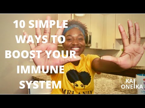 10 SIMPLE WAYS TO BOOST YOUR IMMUNE SYSTEM