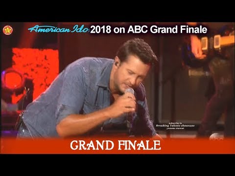 Luke Bryan sings “Sunshine Sunburn Sunset” American Idol 2018  Grand Finale