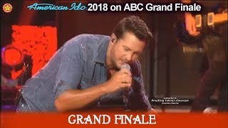 Luke Bryan sings “Sunshine Sunburn Sunset” American Idol 2018  Grand Finale