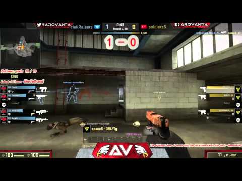 [AV] CS:GO pro HellRaisers VS Space Soldiers on 03.03.2015 for CCS Kick-off Season Closed Qualifier