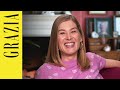 Rosamund Pike Hilarious Saltburn Interview