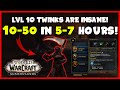 LVL 10-50 In 5-7 Hours?! LVL 10 Twink Setup Guide | Shadowlands Guide