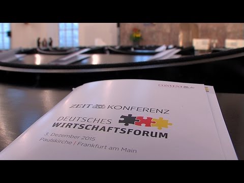 Zeit Wirtschaftsforum 2015 in der Frankfurter Paulskirche