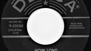 Webb Pierce ~ How Long ~ New Panhandle Rag