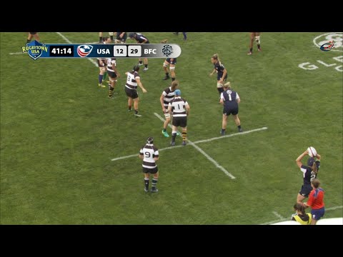 Lineout Back Set Maul: BARBARIANS F.C. v U.S.A. EAGLES WOMEN'S (Stacey Bridges) Test 4-26-19